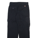 DICKIES Cargo Mens Trousers Black Relaxed Straight W30 L30