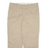 DICKIES Mens Trousers Beige Regular Straight W40 L30