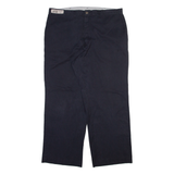 DICKIES Mens Trousers Black Regular Straight W40 L30