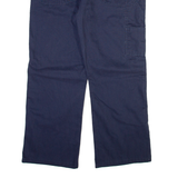 DICKIES Mens Trousers Blue Regular Straight W36 L28