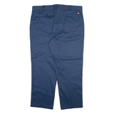 DICKIES Mens Trousers Blue Regular Straight W42 L29