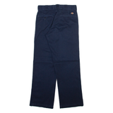 DICKIES 874 Workwear Mens Trousers Blue Regular Straight W28 L28