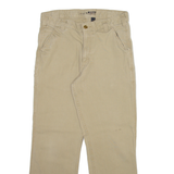 CARHARTT Mens Trousers Beige Relaxed Straight W32 L28