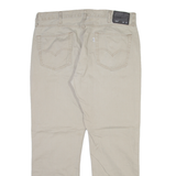 LEVI'S 514 Mens Trousers Beige Slim Straight W38 L32