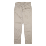 LEVI'S 511 Mens Trousers Beige Slim Straight W30 L32