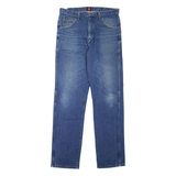 WRANGLER 31 Mens Jeans Blue Relaxed Tapered Stone Wash W35 L36