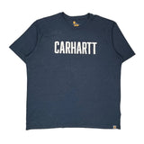 Carhartt T-Shirt - 2XL Blue Cotton