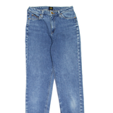 LEE Womens Jeans Blue Regular Mom W27 L33