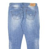 BRIOX Mens Jeans Blue Slim Tapered Stone Wash W40 L32