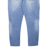 BRIOX Mens Jeans Blue Slim Tapered Stone Wash W40 L32