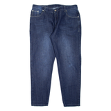 KOTA Womens Jeans Blue Regular Mom Stone Wash W38 L30