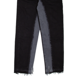 PEGADOR Mens Jeans Black Loose Tapered W32 L30