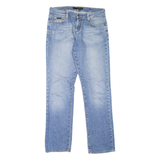 CALVIN KLEIN JEANS Womens Jeans Blue Regular Straight Stone Wash W32 L33