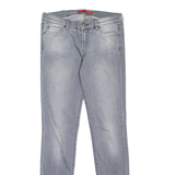 HUGO BOSS Womens Jeans Grey Slim Skinny Stone Wash W28 L30