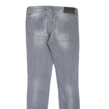 HUGO BOSS Womens Jeans Grey Slim Skinny Stone Wash W28 L30