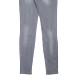 HUGO BOSS Womens Jeans Grey Slim Skinny Stone Wash W28 L30
