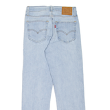 LEVI'S 724 High Rise BIG E Womens Jeans Blue Straight Stone Wash W26 L26