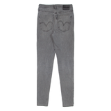LEVI'S Mile High BIG E Womens Jeans Grey Slim Skinny Stone Wash W26 L28