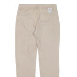 ADIDAS Chino Mens Trousers Beige Slim Straight W29 L29