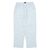 TBS Womens Trousers Blue Regular Straight W26 L23