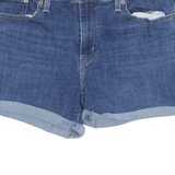LEVI'S Turn Up Womens Denim Shorts Blue M W32