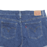 LEVI'S Turn Up Womens Denim Shorts Blue M W32