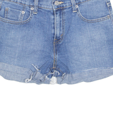 LEVI'S Cut Off Turn Up 515 Womens Denim Shorts Blue S W28