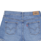 LEVI'S Cut Off Turn Up 515 Womens Denim Shorts Blue S W28