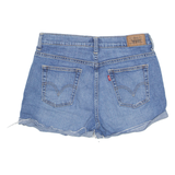 LEVI'S Cut Off Turn Up 515 Womens Denim Shorts Blue S W28