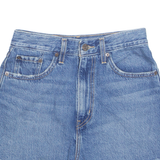 LEVI'S Cut Off High Loose Premium E Womens Denim Shorts Blue XS W25