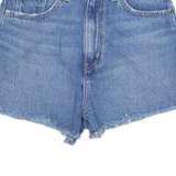 LEVI'S Cut Off High Loose Premium E Womens Denim Shorts Blue XS W25