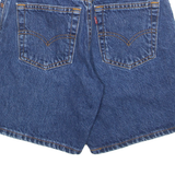 LEVI'S High Waist 550 Womens Denim Shorts Blue UK 4 W24
