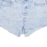 LEVI'S Cut Off 501 Womens Denim Shorts Blue M W30