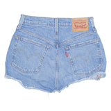 LEVI'S Cut Off 501 Womens Denim Shorts Blue XS W26