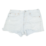 LEVI'S Cut Off Womens Denim Shorts Blue S W28