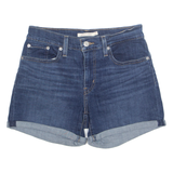 LEVI'S Turn Up Womens Denim Shorts Blue S W27