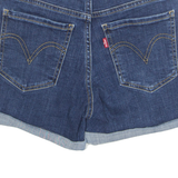 LEVI'S Turn Up Womens Denim Shorts Blue XXS W25