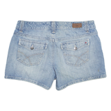 TOMMY HILFIGER Womens Denim Shorts Blue UK 10 W31