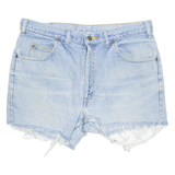 LEE Cut Off Womens Denim Shorts Blue L W36
