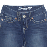 7 FOR ALL MANKIND Womens Denim Shorts Blue UK 6 W28