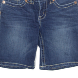 7 FOR ALL MANKIND Womens Denim Shorts Blue UK 6 W28