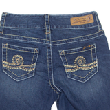 7 FOR ALL MANKIND Womens Denim Shorts Blue UK 6 W28