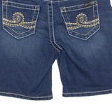 7 FOR ALL MANKIND Womens Denim Shorts Blue UK 6 W28