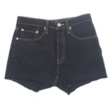 LEVI'S Cut Off 501 Womens Denim Shorts Blue S W28