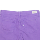 LEVI'S Cut Off Womens Denim Shorts Purple M W31