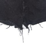 WRANGLER Cut Off Womens Denim Shorts Black M W32