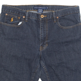 RALPH LAUREN SPORT Cut Off Womens Denim Shorts Blue M W32