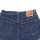 LEVI'S Cut Off 501 Womens Denim Shorts Blue S W28
