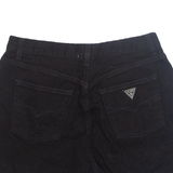 GUESS JEANS Mens Denim Shorts Black S W29