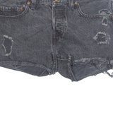 LEVI'S Cut Off Womens Denim Shorts Black M W30